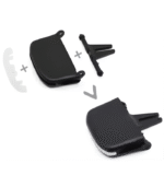 Black Front Left And Right AC Vent Grille Slider Set - Image 2